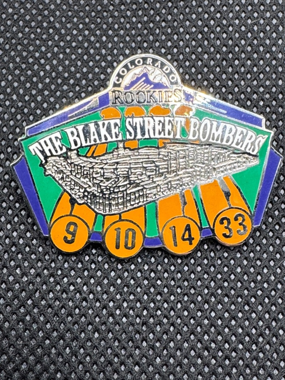 Colorado Rockies "The Blake Street Bombers" Collectible Pin - Green & Orange